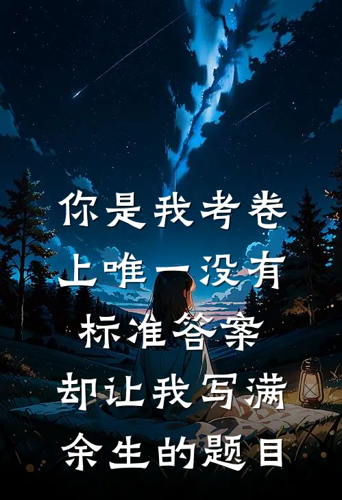 你是我考卷上唯一没有标准答案,却让我写满余生的题目