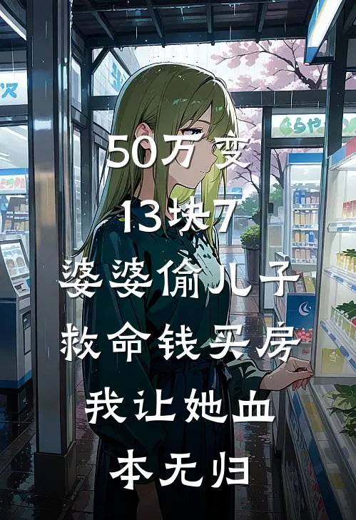 50万变13块7，婆婆偷儿子救命钱买房，我让她血本无归