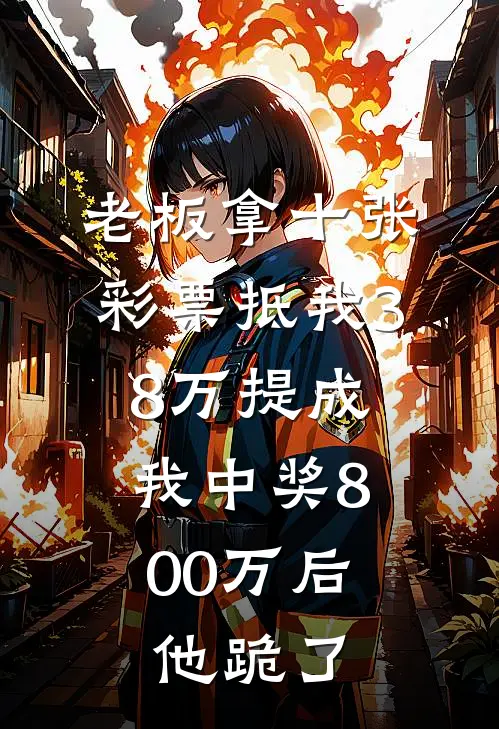 老板拿十张彩票抵我38万提成，我中奖800万后他跪了