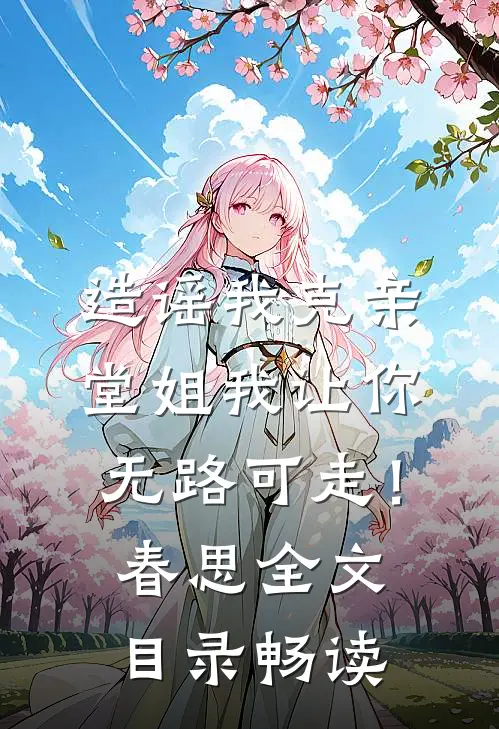 造谣我克亲，堂姐我让你无路可走！春思全文目录畅读
