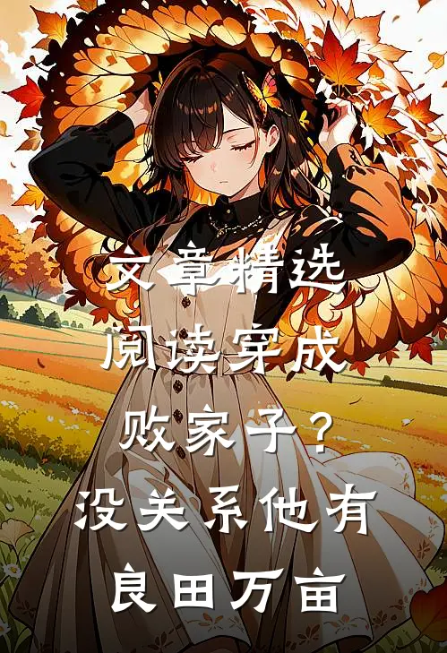 文章精选阅读穿成败家子？没关系，他有良田万亩