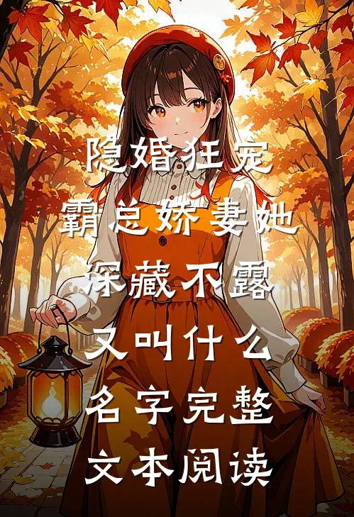 隐婚狂宠:霸总娇妻她深藏不露又叫什么名字完整文本阅读