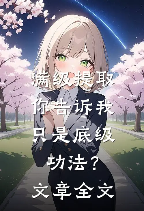 满级提取，你告诉我只是底级功法？文章全文
