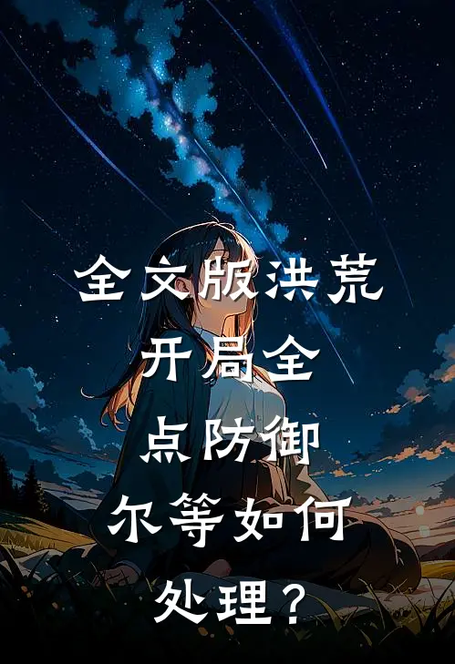 全文版洪荒：开局全点防御，尔等如何处理？